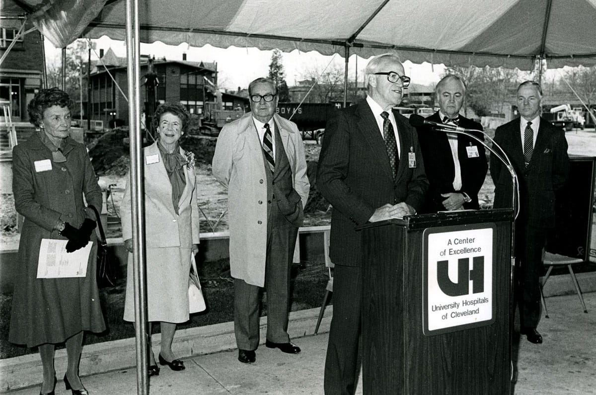 Dedication ceremony for the Harry J. Bolwell Health Center