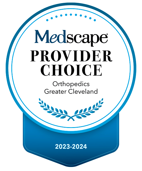 University Hospitals has been recognized with a 2023-2024 Medscape Provider Choice Award for excellence in Orthopedics
