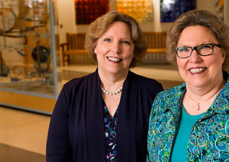 Twins Mary Ann Dragon and Ann Marie Dragon