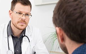doctor and man