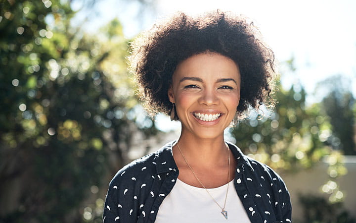 smiling woman