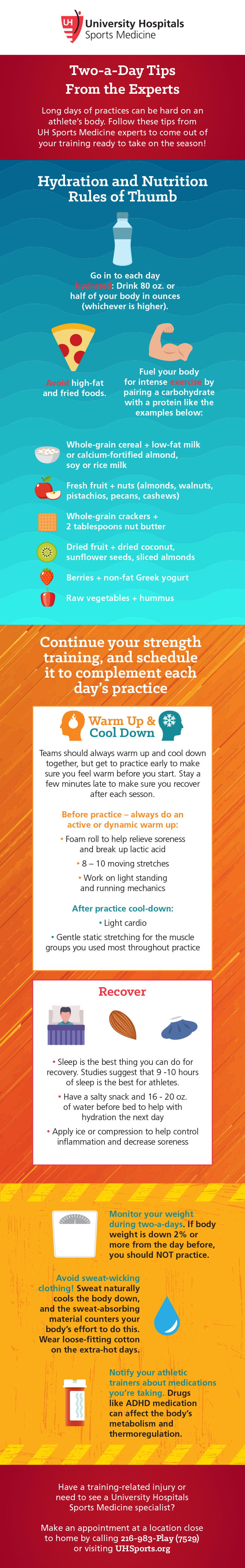 Infographic: Two-a-Day Tips From the Experts