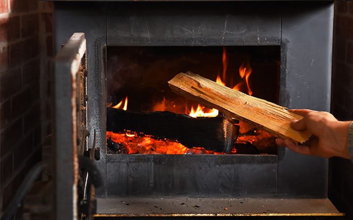 wood fire