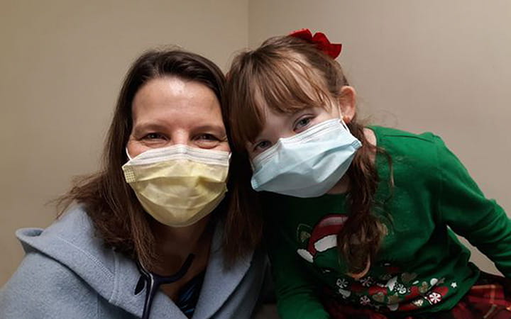 Mary Alice Dombrowski, APRN-CFNP, DNP and Chloe
