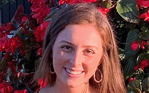 A smiling Julianne Lebo outdoors