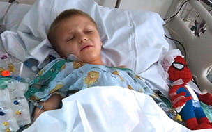 John and Spidey recover from open-heart surgery