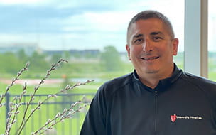 Joe Emery at UH’s Cutler Center for Men