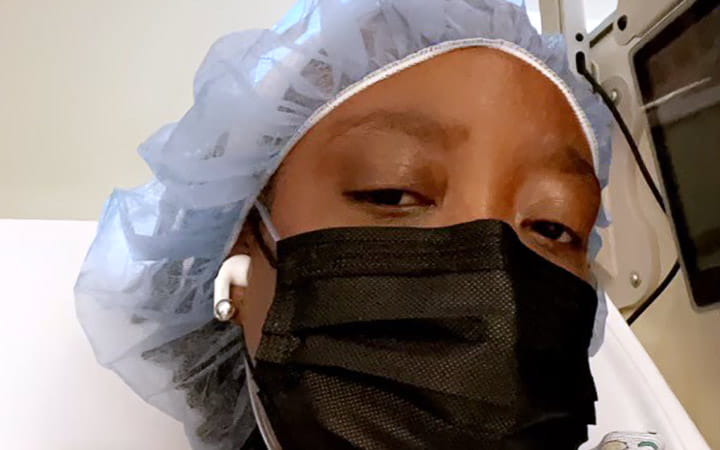 Tasha Taylor in the hospital