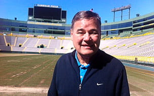 Al Gizzi smiling outdoors