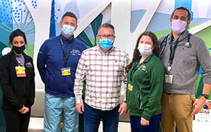 Jason with the University Hospitals Adult Congenital Heart Disease team