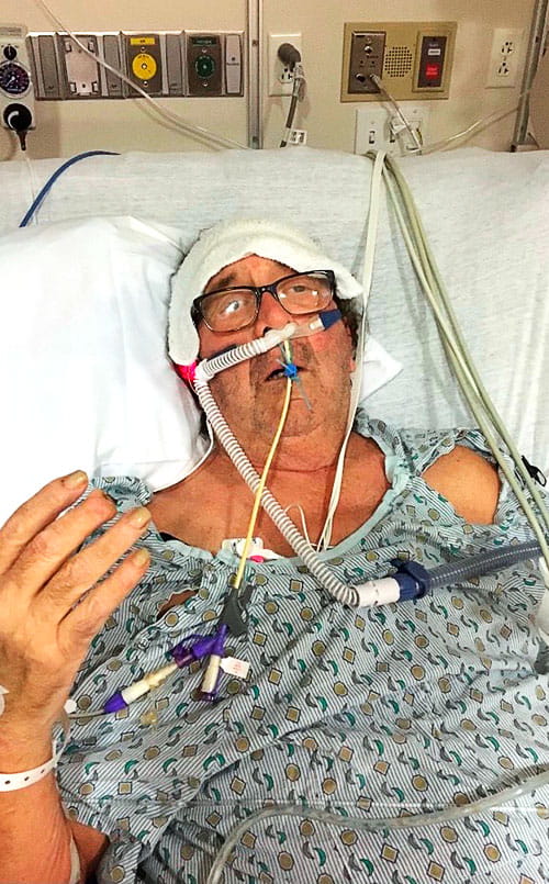 Rocco Greco in recovery in the ICU