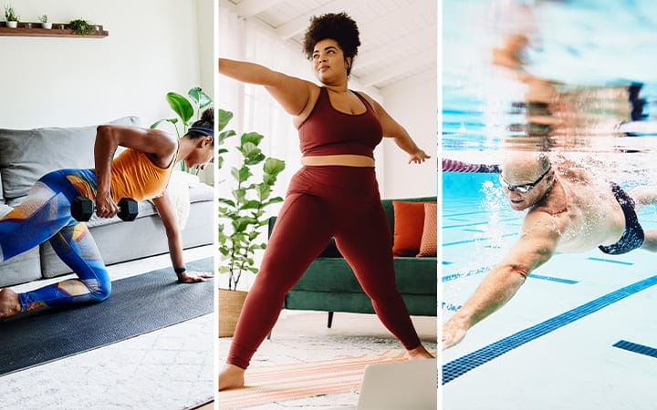 Pictures of people exercising