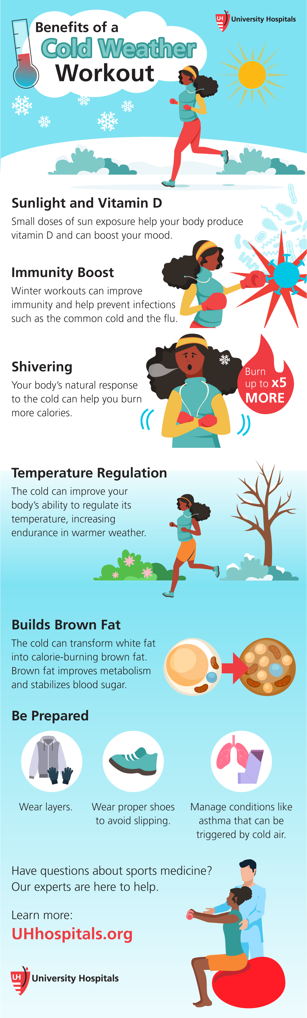 Infographic: Benefits of a Cold Weather Workout