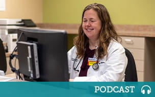 Aubrey Shearn, CNP demonstrates UH On Demand Virtual Care