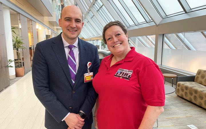Leland Metheny, MD and Tracey Lynch