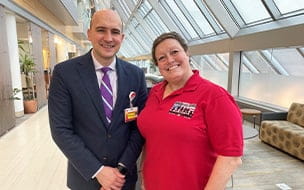 Leland Metheny, MD and Tracey Lynch