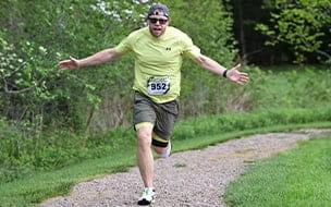 Bernard Michalak running