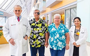 Carroll “Buddy” Scoville and his wife Mickey at UH Geauga Medical Center