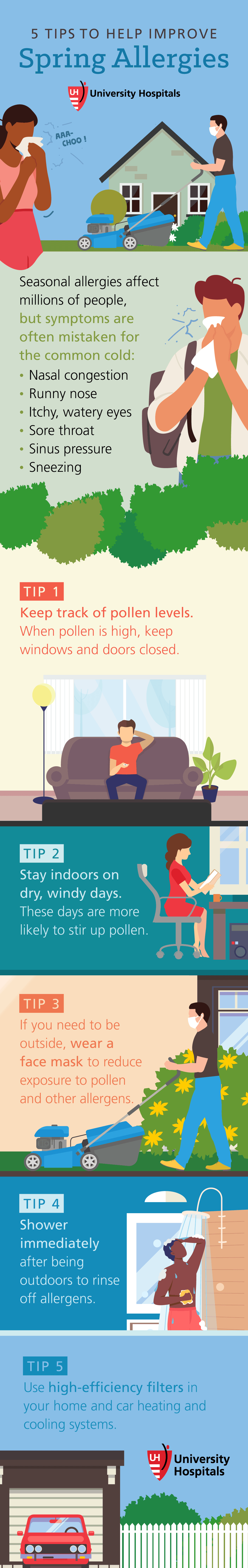Infographic: 5 Tips to Help Improve Spring Allergies