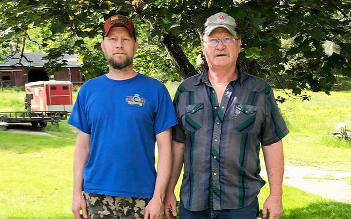 Brothers Clifford and Ricky Stackpole