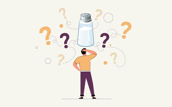Illustration of salt shaker