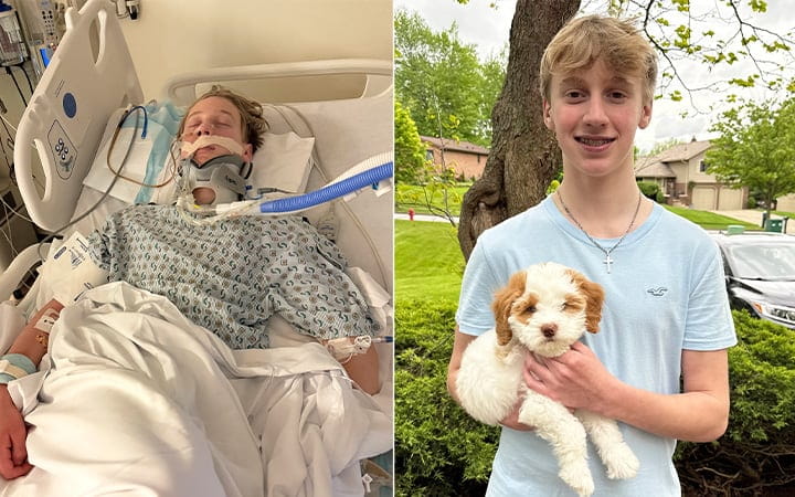 Luke recovers from a stroke at UH Rainbow Babies & Children’s Hospital