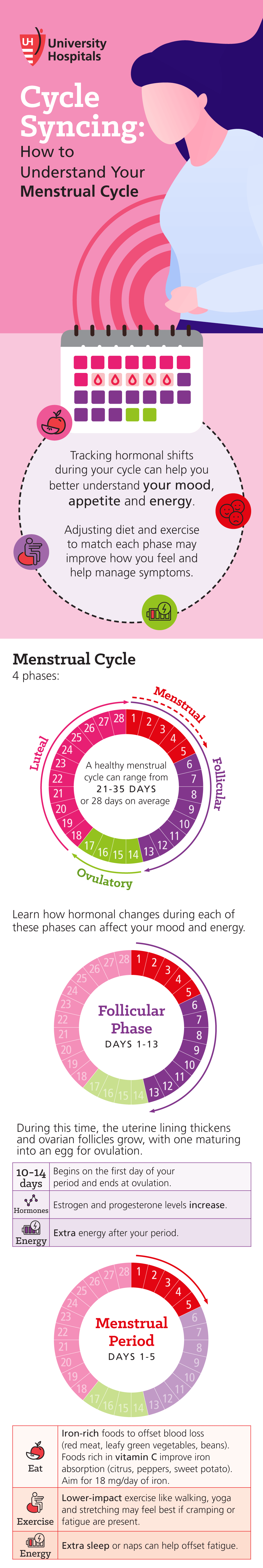 Infographic: Cycle Syncing: How to Understand Your Menstrual Cycle
