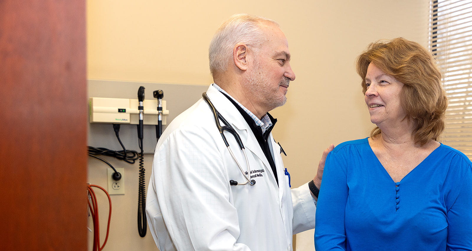 Michael Adornetto, DO with patient Sherri Kuhlman