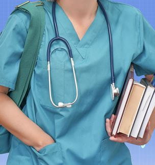 Photo of medical student