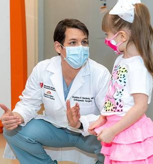 Christine Hardesty, MD UH Pediatric Ortho with UH Rainbow patient