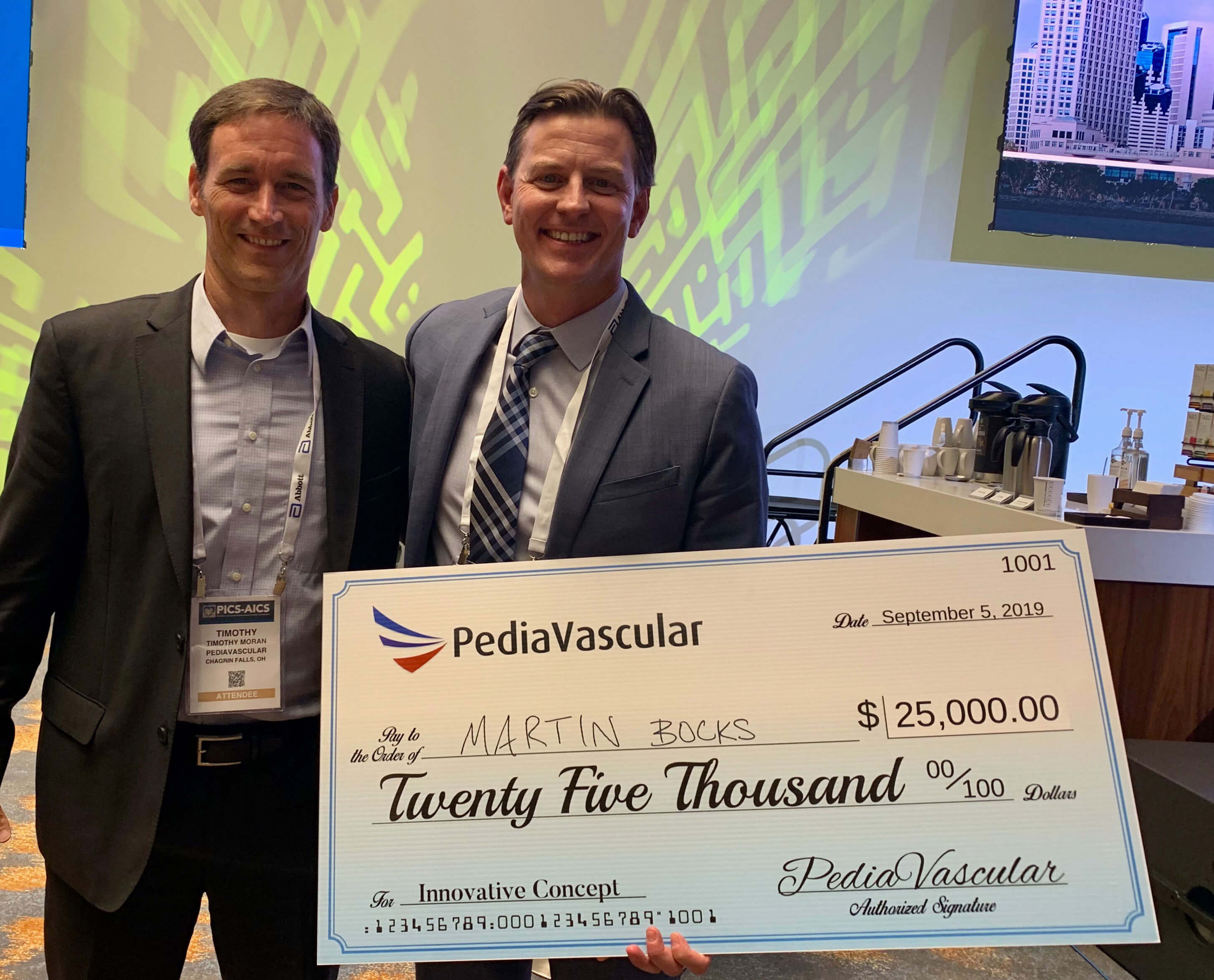 Martin Bocks, MD and colleague receive $25,000 award