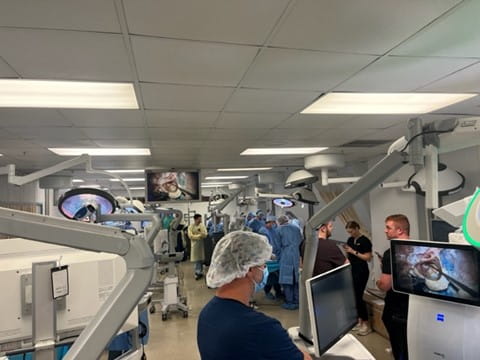 UH CNMS Skull Base Fellowship course in lab training image