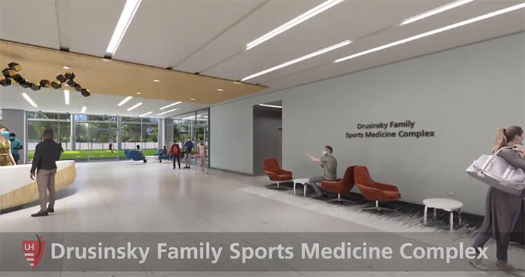 Drusinsky Sports Medicine complex at UH Ahuja