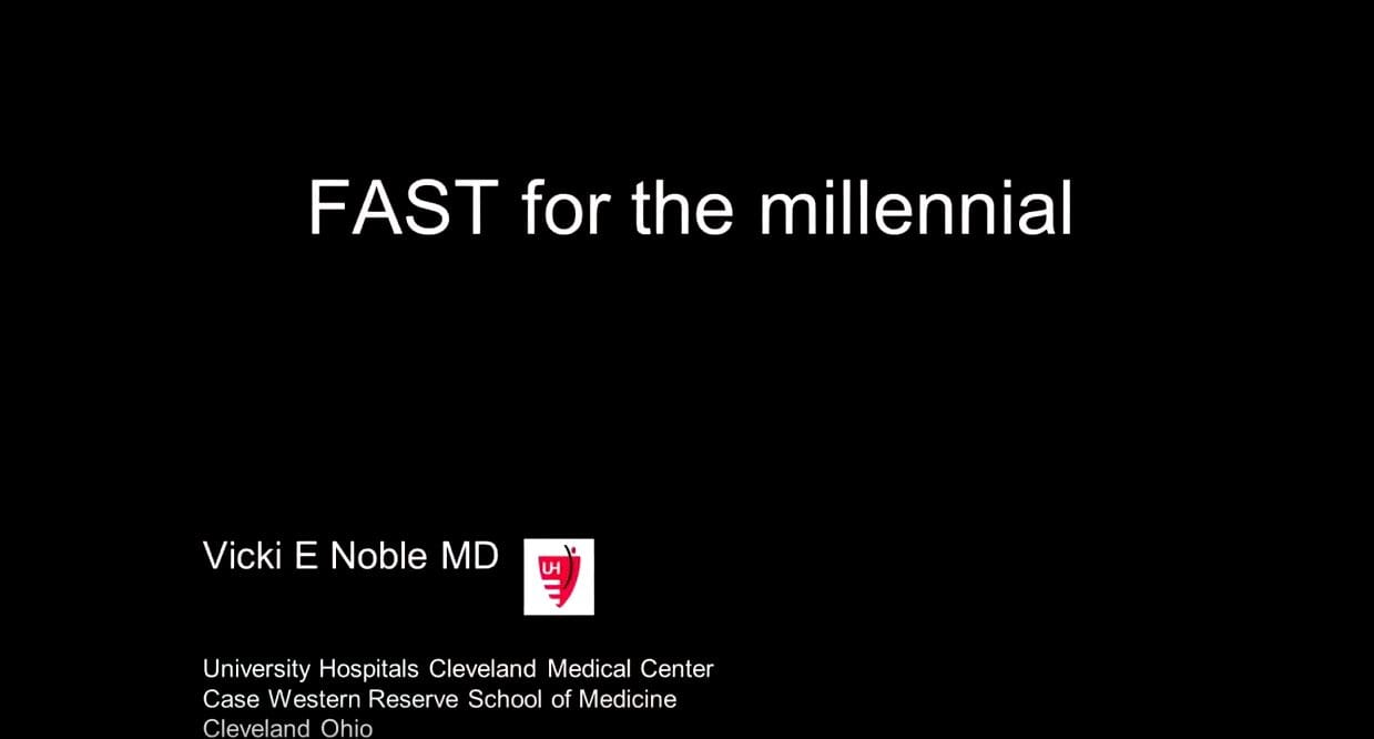 FAST for the Millennial presentation