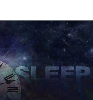 Getty image illustration sleep with dark sky and clock
