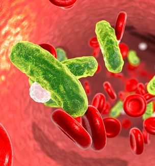 Getty image illustration of sepsis in blood