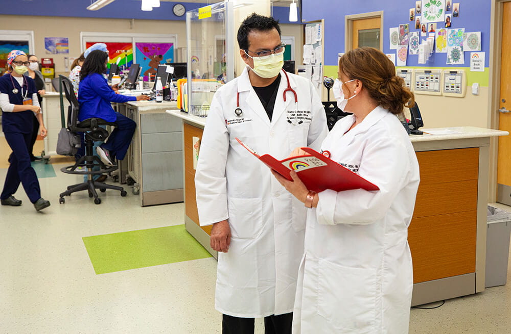 Charles Macias, MD consulting in pediatric ER