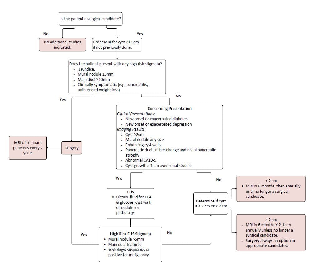 Pancreatic Cyst Algorithm