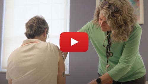 “physician taking care of patient