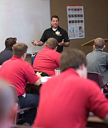 UH EMS training and disaster preparedness institute-class with teacher