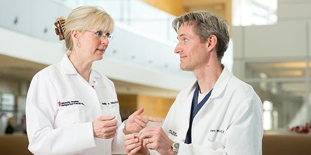 physicians talking