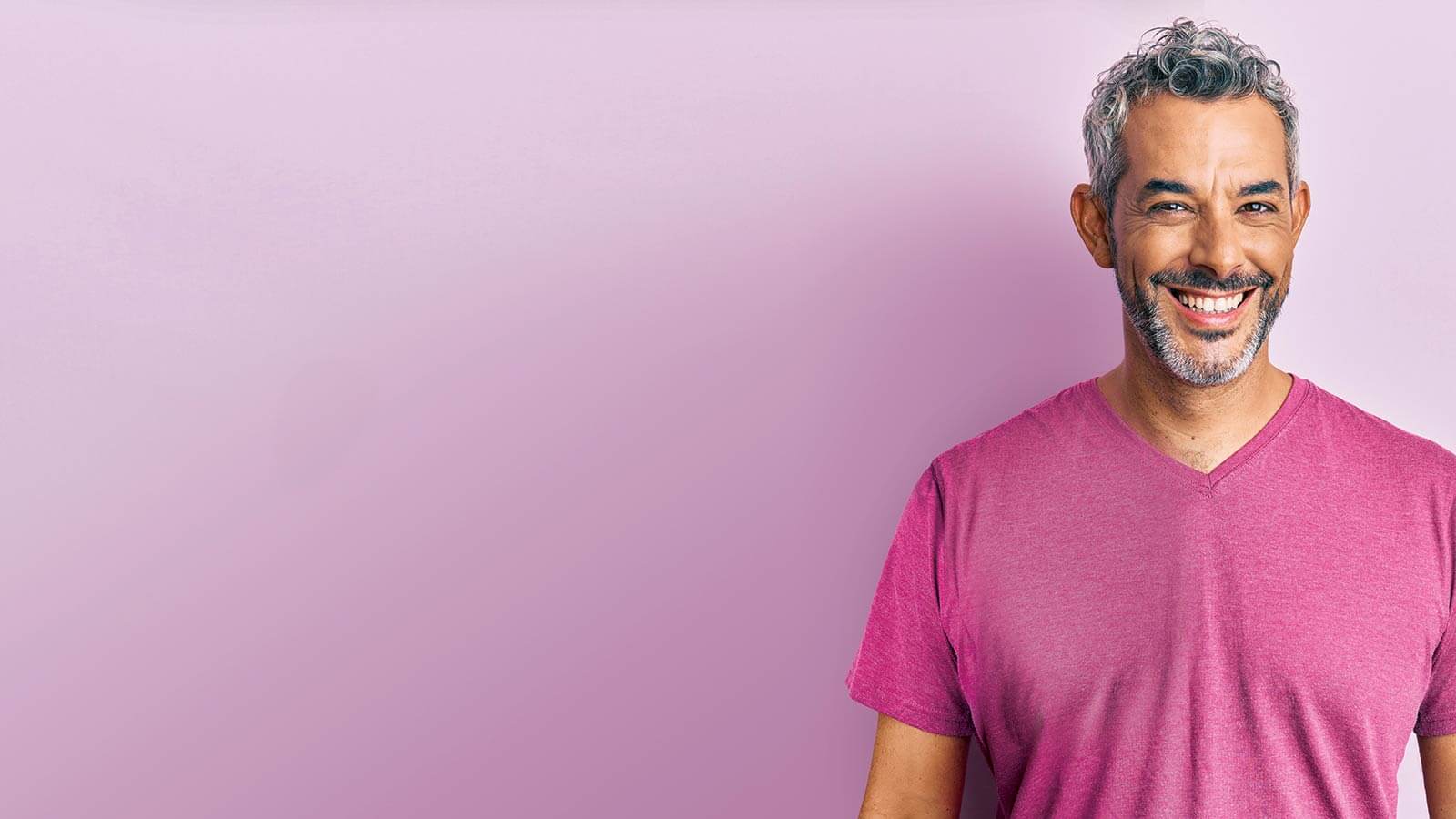 man smiling