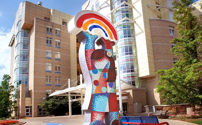 A view outside UH Rainbow Babies & Children’s