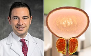 Dr. Ramy Ghayda with BPH diagram