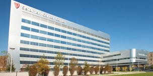 UH Seidman Cancer Center Building Entrance.