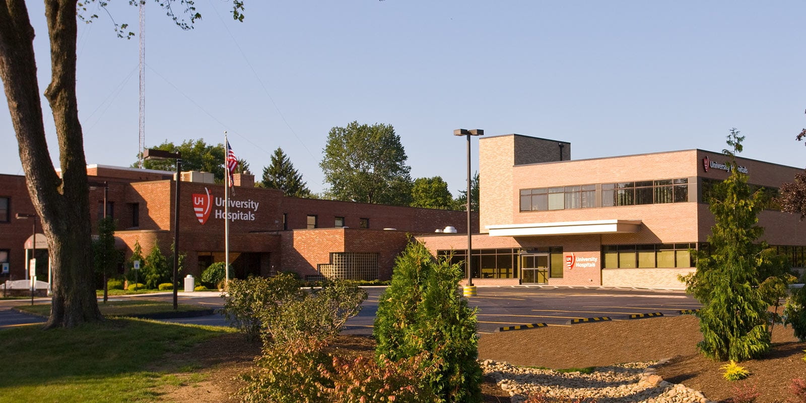 UH Geneva Medical Center building entrance.