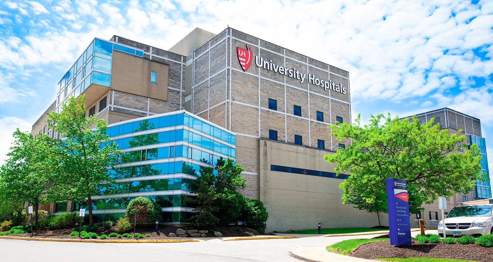The exterior of University Hospitals Lake West Medical Center