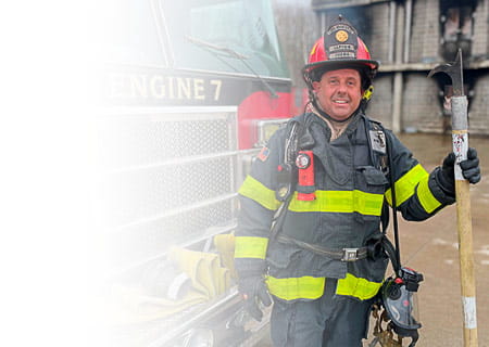 Firefighter and paramedic Ricky Fetter