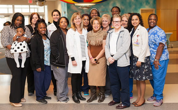 The staff of the UH Rainbow Center for Women & Children