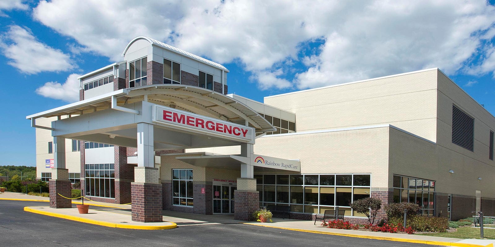 UH St. John Medical Center Emergency Entrance.